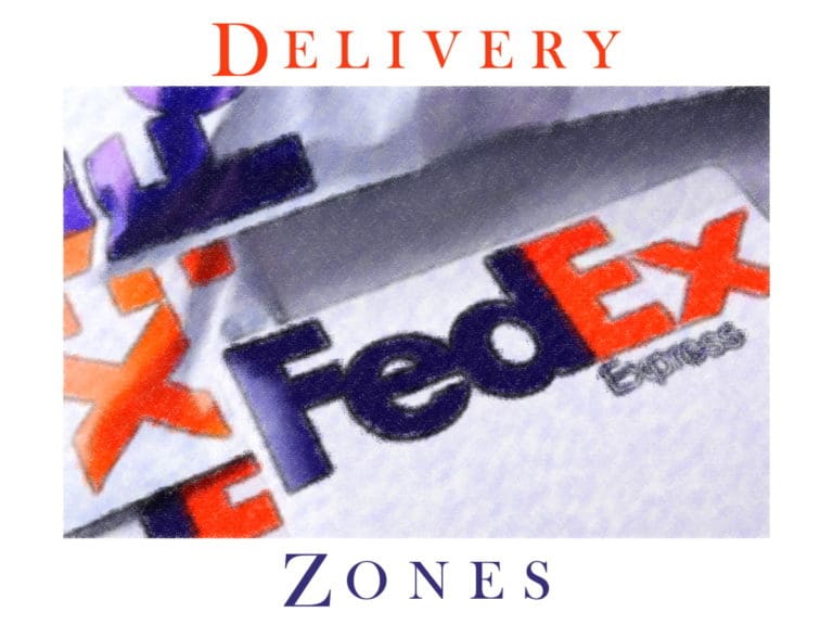 DELIVERY ZONES w