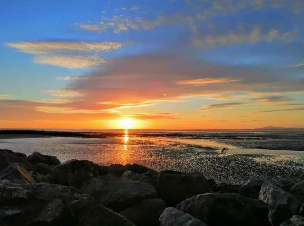 Morecambe Bay sunset, home of Meters UK
