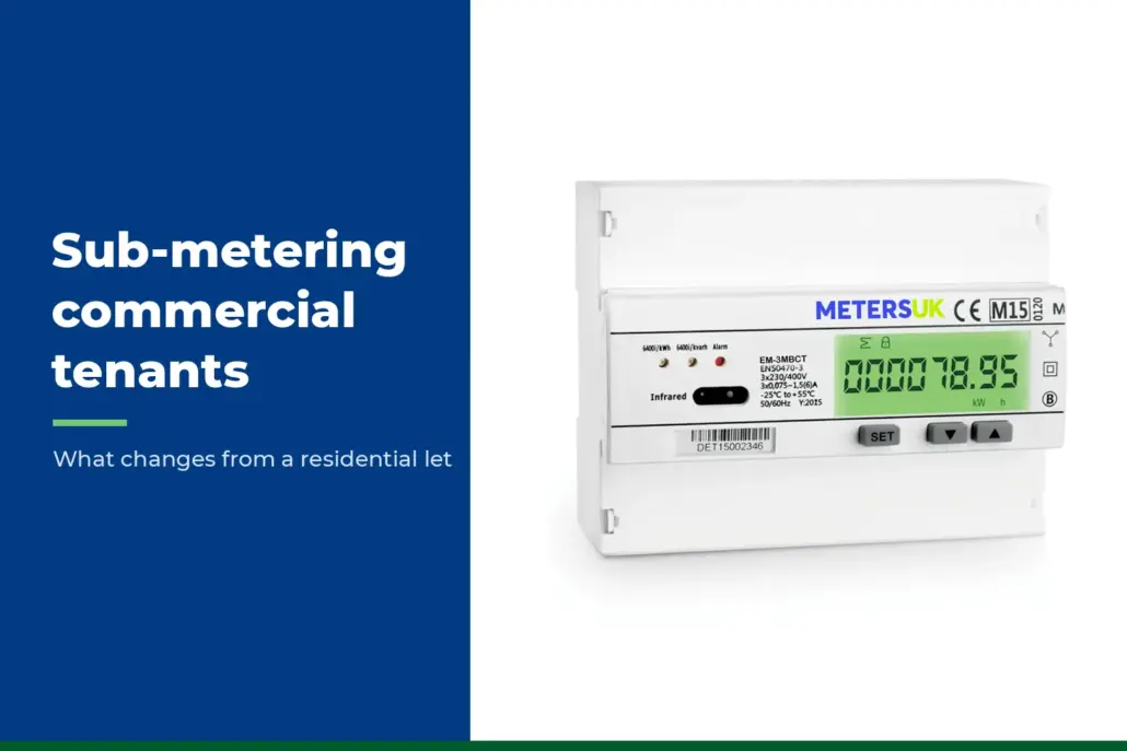 Meters UK EM-3MBCT three-phase CT operated sub-meter, the kind used to meter commercial tenants
