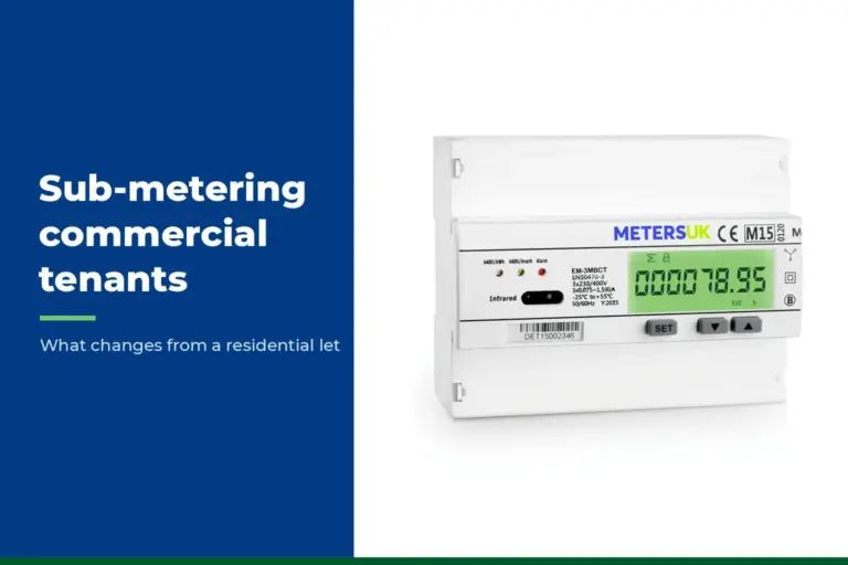 Meters UK EM-3MBCT three-phase CT operated sub-meter, the kind used to meter commercial tenants